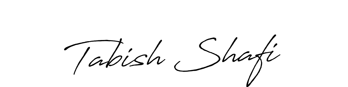 Tabish Shafi stylish signature style. Best Handwritten Sign (Antro_Vectra_Bolder) for my name. Handwritten Signature Collection Ideas for my name Tabish Shafi. Tabish Shafi signature style 7 images and pictures png