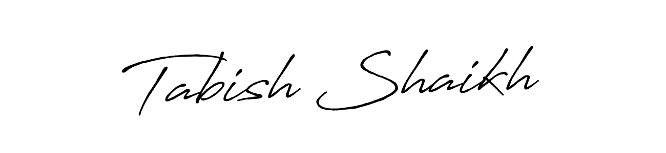 if you are searching for the best signature style for your name Tabish Shaikh. so please give up your signature search. here we have designed multiple signature styles  using Antro_Vectra_Bolder. Tabish Shaikh signature style 7 images and pictures png