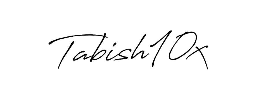 Antro_Vectra_Bolder is a professional signature style that is perfect for those who want to add a touch of class to their signature. It is also a great choice for those who want to make their signature more unique. Get Tabish10x name to fancy signature for free. Tabish10x signature style 7 images and pictures png