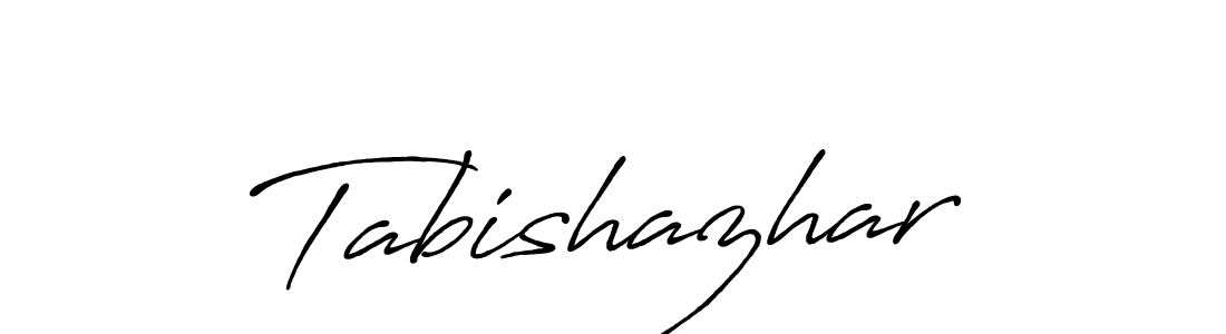 Design your own signature with our free online signature maker. With this signature software, you can create a handwritten (Antro_Vectra_Bolder) signature for name Tabishazhar. Tabishazhar signature style 7 images and pictures png