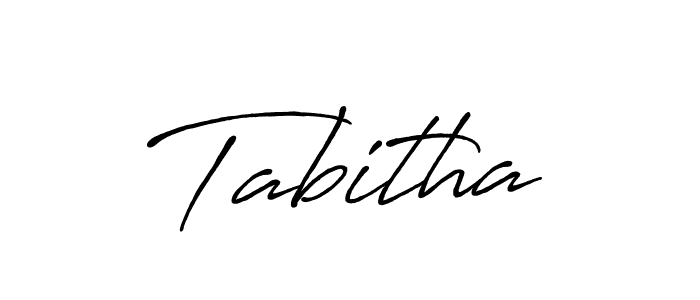How to make Tabitha name signature. Use Antro_Vectra_Bolder style for creating short signs online. This is the latest handwritten sign. Tabitha signature style 7 images and pictures png