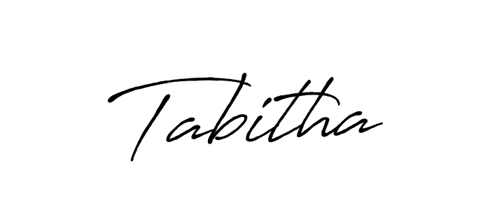 How to make Tabitha name signature. Use Antro_Vectra_Bolder style for creating short signs online. This is the latest handwritten sign. Tabitha signature style 7 images and pictures png