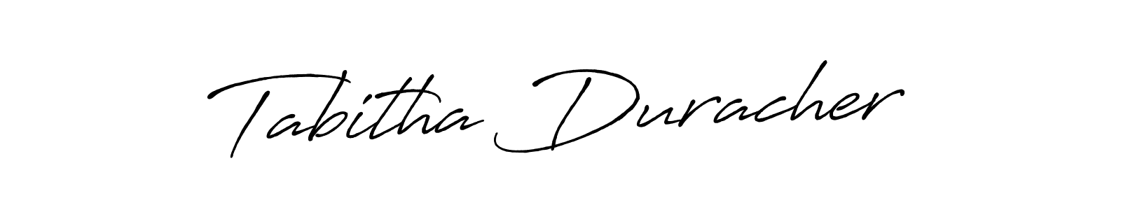 Tabitha Duracher stylish signature style. Best Handwritten Sign (Antro_Vectra_Bolder) for my name. Handwritten Signature Collection Ideas for my name Tabitha Duracher. Tabitha Duracher signature style 7 images and pictures png