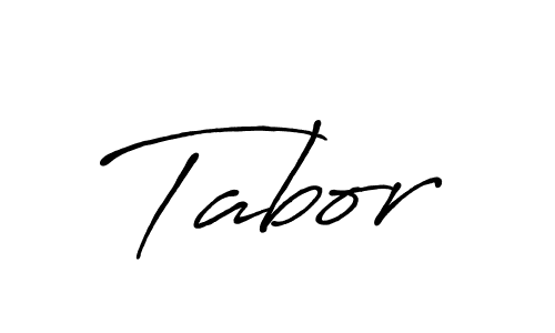 Make a beautiful signature design for name Tabor. With this signature (Antro_Vectra_Bolder) style, you can create a handwritten signature for free. Tabor signature style 7 images and pictures png