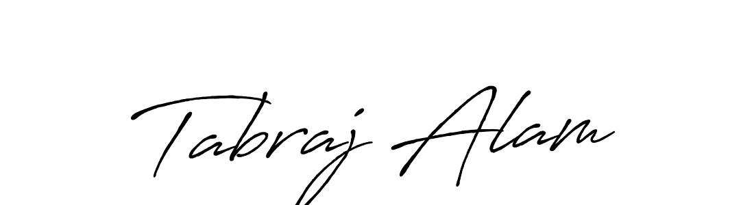 The best way (Antro_Vectra_Bolder) to make a short signature is to pick only two or three words in your name. The name Tabraj Alam include a total of six letters. For converting this name. Tabraj Alam signature style 7 images and pictures png