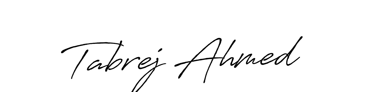 Once you've used our free online signature maker to create your best signature Antro_Vectra_Bolder style, it's time to enjoy all of the benefits that Tabrej Ahmed name signing documents. Tabrej Ahmed signature style 7 images and pictures png