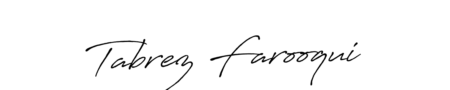 The best way (Antro_Vectra_Bolder) to make a short signature is to pick only two or three words in your name. The name Tabrez Farooqui include a total of six letters. For converting this name. Tabrez Farooqui signature style 7 images and pictures png