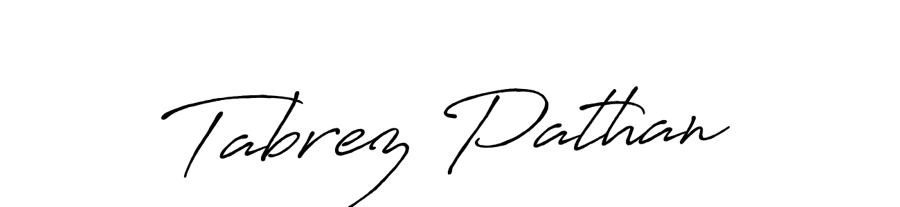 Make a beautiful signature design for name Tabrez Pathan. Use this online signature maker to create a handwritten signature for free. Tabrez Pathan signature style 7 images and pictures png