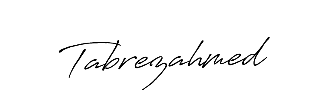 You should practise on your own different ways (Antro_Vectra_Bolder) to write your name (Tabrezahmed) in signature. don't let someone else do it for you. Tabrezahmed signature style 7 images and pictures png