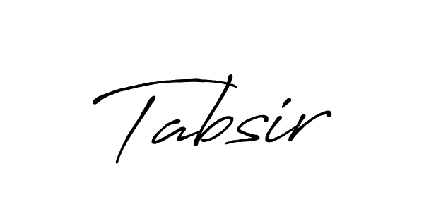 Tabsir stylish signature style. Best Handwritten Sign (Antro_Vectra_Bolder) for my name. Handwritten Signature Collection Ideas for my name Tabsir. Tabsir signature style 7 images and pictures png