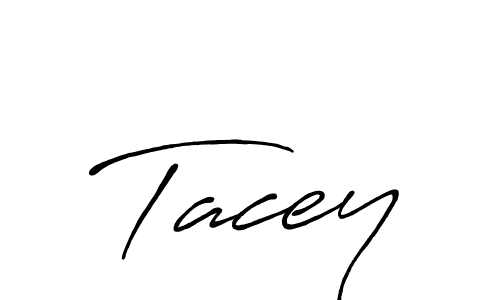 Use a signature maker to create a handwritten signature online. With this signature software, you can design (Antro_Vectra_Bolder) your own signature for name Tacey. Tacey signature style 7 images and pictures png
