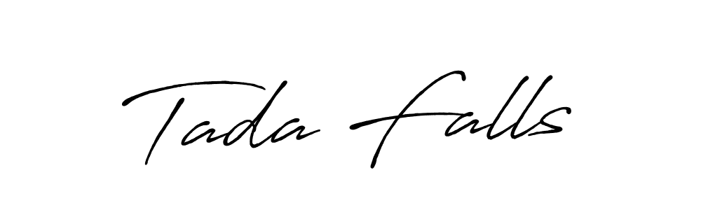 if you are searching for the best signature style for your name Tada Falls. so please give up your signature search. here we have designed multiple signature styles  using Antro_Vectra_Bolder. Tada Falls signature style 7 images and pictures png