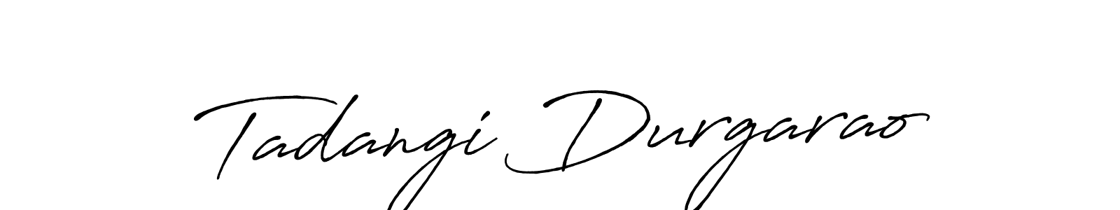 How to make Tadangi Durgarao signature? Antro_Vectra_Bolder is a professional autograph style. Create handwritten signature for Tadangi Durgarao name. Tadangi Durgarao signature style 7 images and pictures png