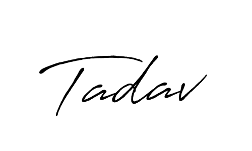 Antro_Vectra_Bolder is a professional signature style that is perfect for those who want to add a touch of class to their signature. It is also a great choice for those who want to make their signature more unique. Get Tadav name to fancy signature for free. Tadav signature style 7 images and pictures png