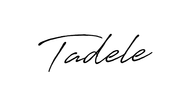 Make a short Tadele signature style. Manage your documents anywhere anytime using Antro_Vectra_Bolder. Create and add eSignatures, submit forms, share and send files easily. Tadele signature style 7 images and pictures png