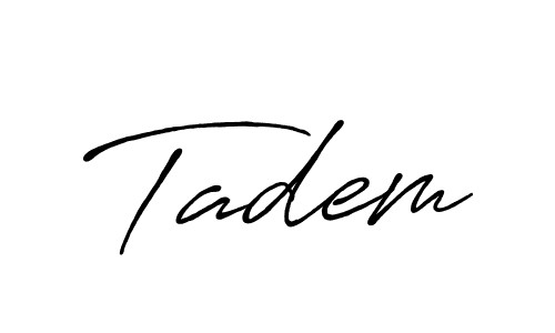 Best and Professional Signature Style for Tadem. Antro_Vectra_Bolder Best Signature Style Collection. Tadem signature style 7 images and pictures png