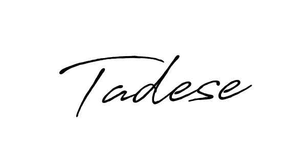 How to make Tadese signature? Antro_Vectra_Bolder is a professional autograph style. Create handwritten signature for Tadese name. Tadese signature style 7 images and pictures png
