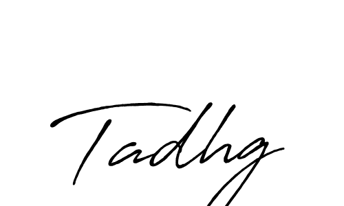 Design your own signature with our free online signature maker. With this signature software, you can create a handwritten (Antro_Vectra_Bolder) signature for name Tadhg. Tadhg signature style 7 images and pictures png