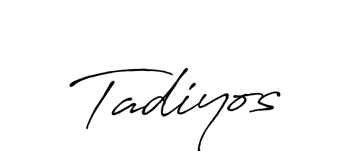 Also we have Tadiyos name is the best signature style. Create professional handwritten signature collection using Antro_Vectra_Bolder autograph style. Tadiyos signature style 7 images and pictures png