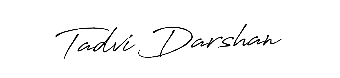 This is the best signature style for the Tadvi Darshan name. Also you like these signature font (Antro_Vectra_Bolder). Mix name signature. Tadvi Darshan signature style 7 images and pictures png