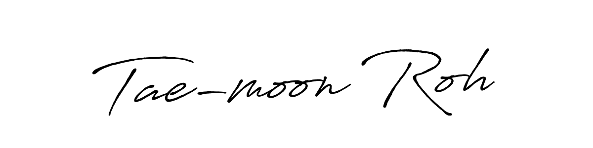 The best way (Antro_Vectra_Bolder) to make a short signature is to pick only two or three words in your name. The name Tae-moon Roh include a total of six letters. For converting this name. Tae-moon Roh signature style 7 images and pictures png