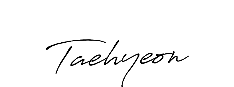 Antro_Vectra_Bolder is a professional signature style that is perfect for those who want to add a touch of class to their signature. It is also a great choice for those who want to make their signature more unique. Get Taehyeon name to fancy signature for free. Taehyeon signature style 7 images and pictures png