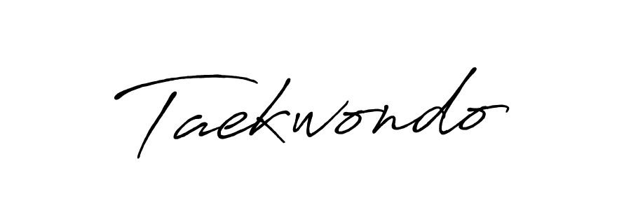 How to make Taekwondo signature? Antro_Vectra_Bolder is a professional autograph style. Create handwritten signature for Taekwondo name. Taekwondo signature style 7 images and pictures png