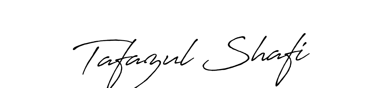 Create a beautiful signature design for name Tafazul Shafi. With this signature (Antro_Vectra_Bolder) fonts, you can make a handwritten signature for free. Tafazul Shafi signature style 7 images and pictures png