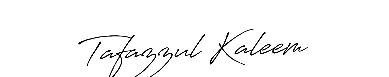 Design your own signature with our free online signature maker. With this signature software, you can create a handwritten (Antro_Vectra_Bolder) signature for name Tafazzul Kaleem. Tafazzul Kaleem signature style 7 images and pictures png