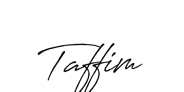 How to make Taffim name signature. Use Antro_Vectra_Bolder style for creating short signs online. This is the latest handwritten sign. Taffim signature style 7 images and pictures png