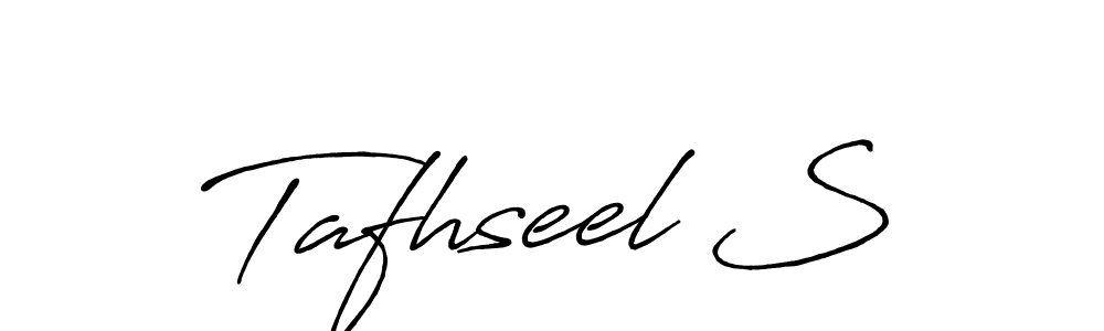 Best and Professional Signature Style for Tafhseel S. Antro_Vectra_Bolder Best Signature Style Collection. Tafhseel S signature style 7 images and pictures png