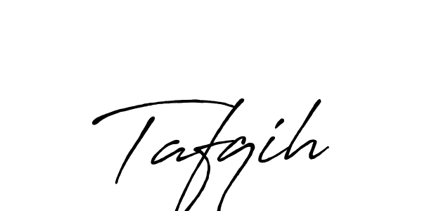 Tafqih stylish signature style. Best Handwritten Sign (Antro_Vectra_Bolder) for my name. Handwritten Signature Collection Ideas for my name Tafqih. Tafqih signature style 7 images and pictures png