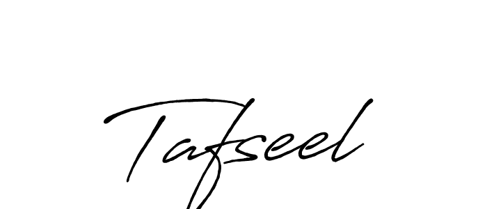 Also we have Tafseel name is the best signature style. Create professional handwritten signature collection using Antro_Vectra_Bolder autograph style. Tafseel signature style 7 images and pictures png