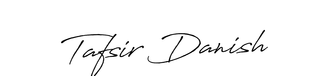 How to make Tafsir Danish name signature. Use Antro_Vectra_Bolder style for creating short signs online. This is the latest handwritten sign. Tafsir Danish signature style 7 images and pictures png