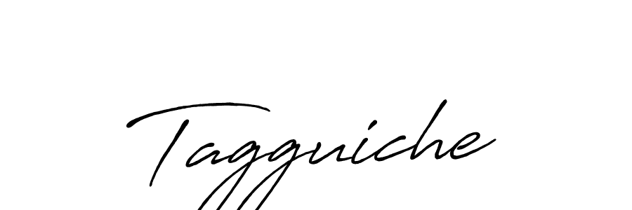 Design your own signature with our free online signature maker. With this signature software, you can create a handwritten (Antro_Vectra_Bolder) signature for name Tagguiche. Tagguiche signature style 7 images and pictures png