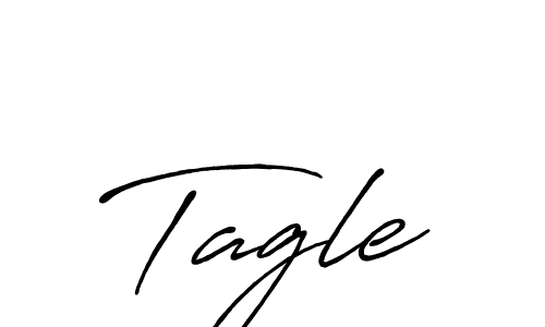 Design your own signature with our free online signature maker. With this signature software, you can create a handwritten (Antro_Vectra_Bolder) signature for name Tagle. Tagle signature style 7 images and pictures png