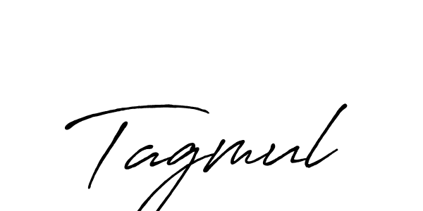 How to make Tagmul signature? Antro_Vectra_Bolder is a professional autograph style. Create handwritten signature for Tagmul name. Tagmul signature style 7 images and pictures png