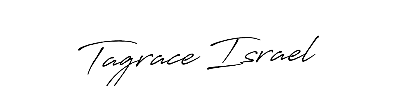 Make a beautiful signature design for name Tagrace Israel. Use this online signature maker to create a handwritten signature for free. Tagrace Israel signature style 7 images and pictures png