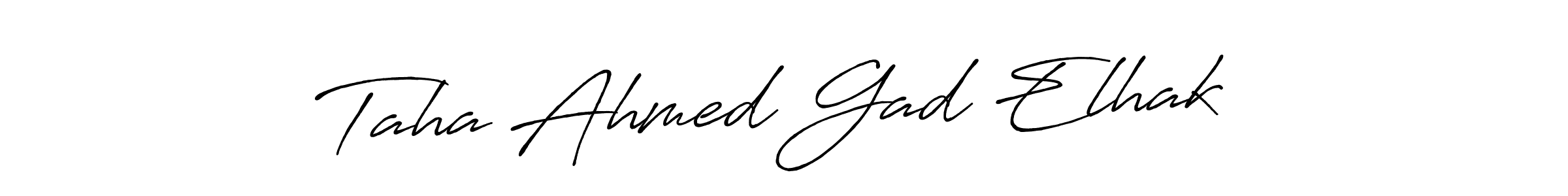 Use a signature maker to create a handwritten signature online. With this signature software, you can design (Antro_Vectra_Bolder) your own signature for name Taha Ahmed Gad Elhak ♡. Taha Ahmed Gad Elhak ♡ signature style 7 images and pictures png