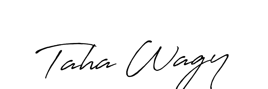 The best way (Antro_Vectra_Bolder) to make a short signature is to pick only two or three words in your name. The name Taha Wagy include a total of six letters. For converting this name. Taha Wagy signature style 7 images and pictures png