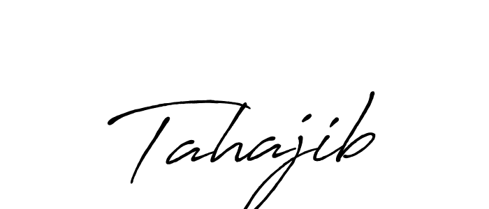 Tahajib stylish signature style. Best Handwritten Sign (Antro_Vectra_Bolder) for my name. Handwritten Signature Collection Ideas for my name Tahajib. Tahajib signature style 7 images and pictures png