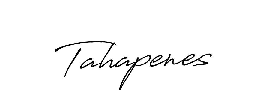 How to make Tahapenes signature? Antro_Vectra_Bolder is a professional autograph style. Create handwritten signature for Tahapenes name. Tahapenes signature style 7 images and pictures png