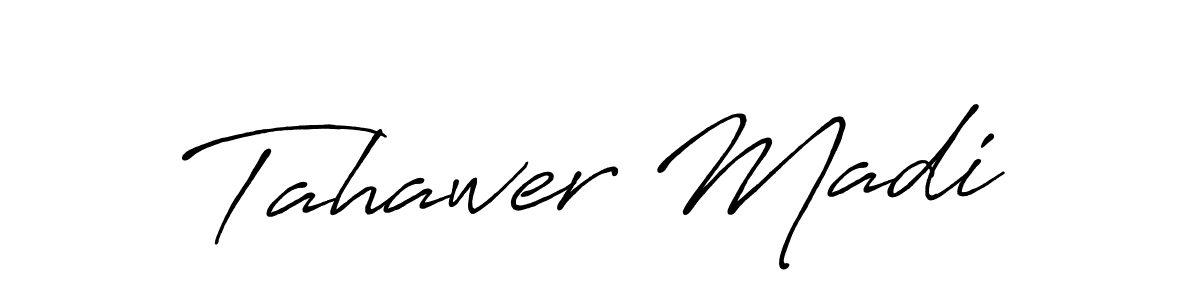 Once you've used our free online signature maker to create your best signature Antro_Vectra_Bolder style, it's time to enjoy all of the benefits that Tahawer Madi name signing documents. Tahawer Madi signature style 7 images and pictures png