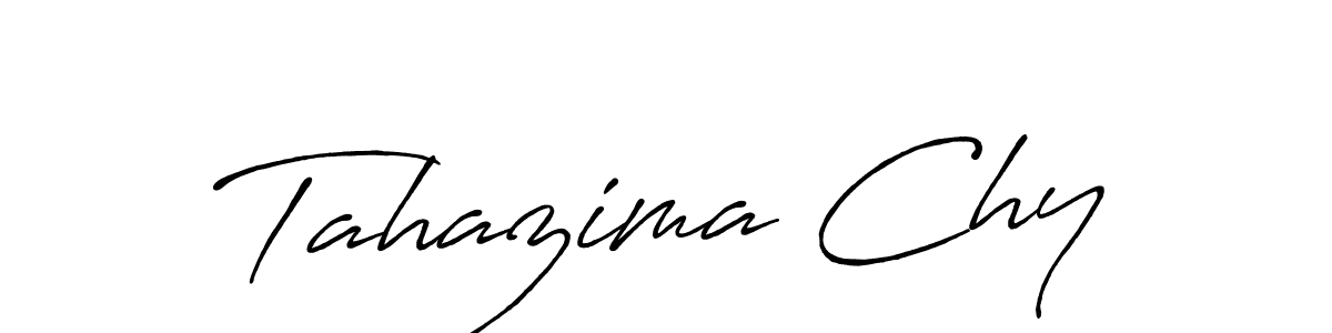 Make a beautiful signature design for name Tahazima Chy. Use this online signature maker to create a handwritten signature for free. Tahazima Chy signature style 7 images and pictures png