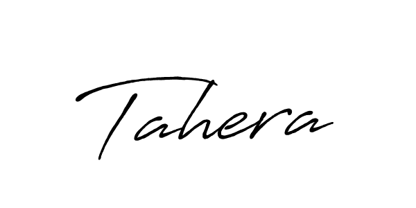Also You can easily find your signature by using the search form. We will create Tahera name handwritten signature images for you free of cost using Antro_Vectra_Bolder sign style. Tahera signature style 7 images and pictures png