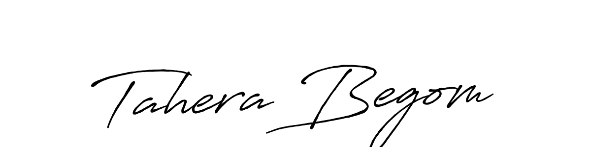 Make a short Tahera Begom signature style. Manage your documents anywhere anytime using Antro_Vectra_Bolder. Create and add eSignatures, submit forms, share and send files easily. Tahera Begom signature style 7 images and pictures png