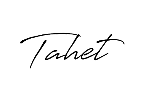 Make a beautiful signature design for name Tahet. Use this online signature maker to create a handwritten signature for free. Tahet signature style 7 images and pictures png