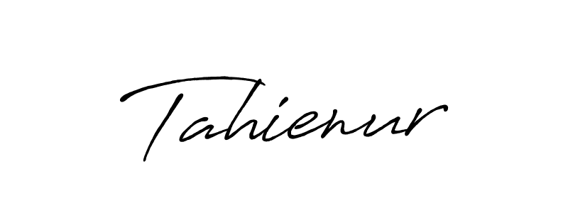 Design your own signature with our free online signature maker. With this signature software, you can create a handwritten (Antro_Vectra_Bolder) signature for name Tahienur. Tahienur signature style 7 images and pictures png