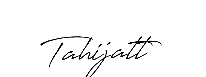 Once you've used our free online signature maker to create your best signature Antro_Vectra_Bolder style, it's time to enjoy all of the benefits that Tahijatt name signing documents. Tahijatt signature style 7 images and pictures png