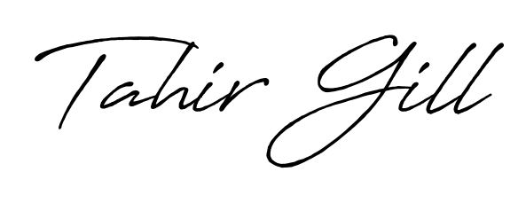 The Antro_Vectra_Bolder signature style provides a bold statement for name Tahir Gill. Designed for business owners, executives, and leaders. Tahir Gill signature style 7 images and pictures png